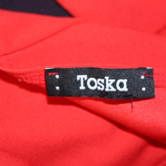 Toska, cropped ruffle sleeve shirt that ties in the back - Picture 5 of 6